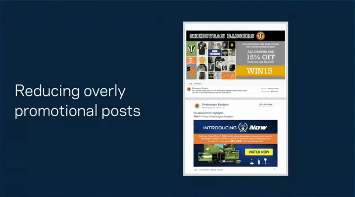 Overly Promotional Posts from Facebook f8 talk